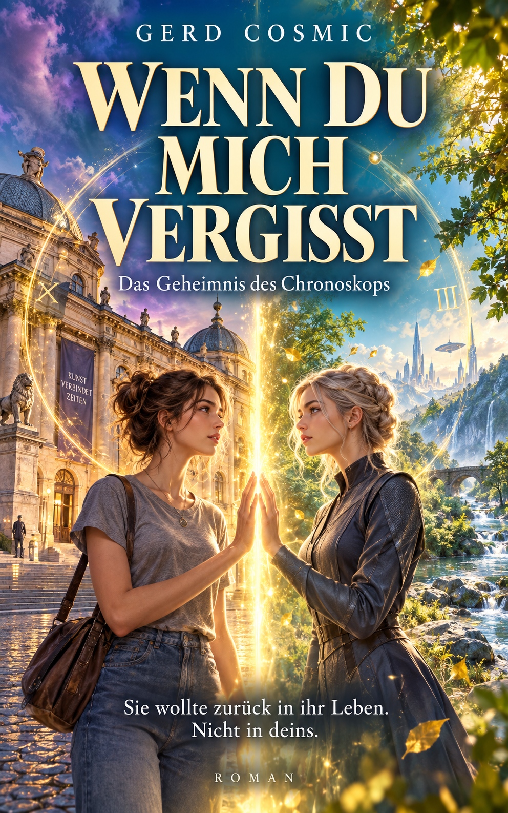 Cover des Romans Wenn du mich vergisst – Das Geheimnis des Chronoskops